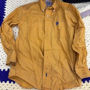 Cinch Yellow Button-Down Shirt boy XS (4/5)